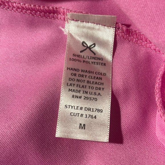 Everly fuschia pink white sleeveless dress, horses print, size M - Picture 6 of 8